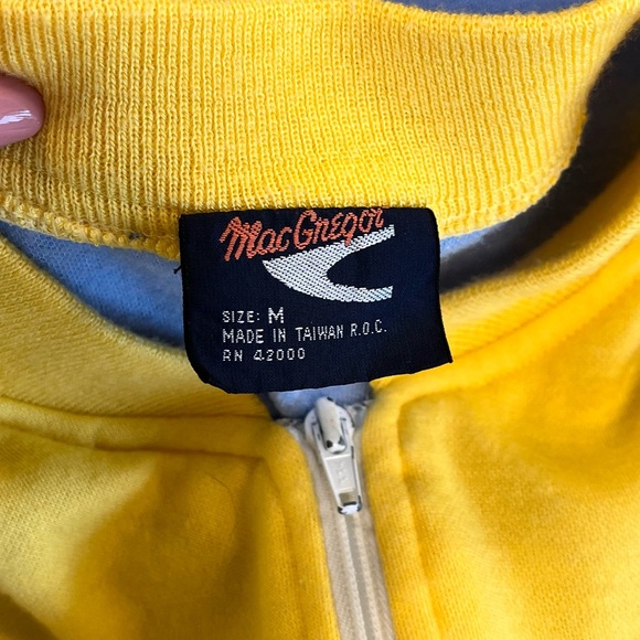Last chance…Vintage MacGregor Jacket Track Jogging Sweatshirt M Medium S Small - Picture 4 of 5